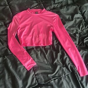 Pink Basic Long Sleeve